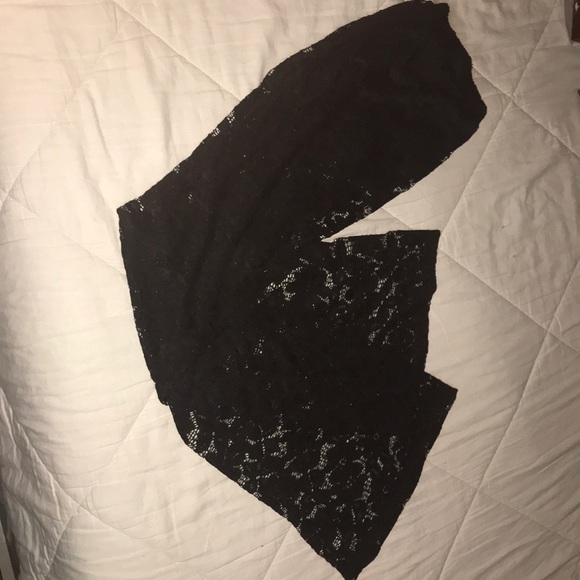 Sexy Black Lace Pants - Picture 2 of 4